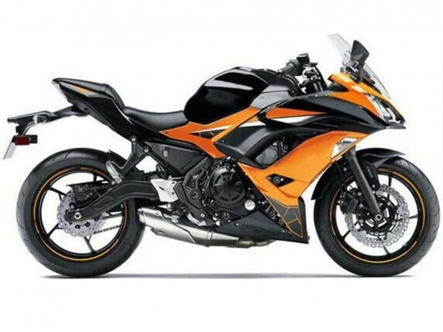 2017-2019 Kawasaki Ninja 650 EX650 Motorcycle Fairings - Orange Black UK