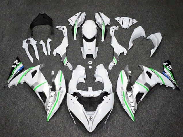 2017-2019 Kawasaki Ninja 650 EX650 Motorcycle Fairings - White Silver Green Blue UK