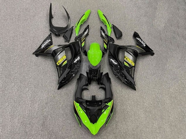 2017-2019 Kawasaki Ninja 650 EX650 Motorcycle Fairings - Green Yellow Grey Black UK