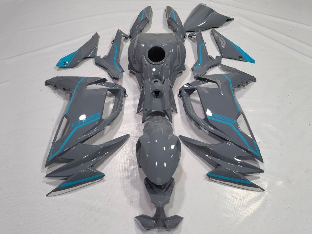 2020-2025 Kawasaki Ninja 650 EX650 Motorcycle Fairings - Grey Blue UK