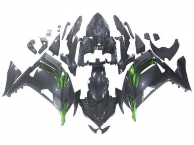 Buy 2020-2025 Kawasaki Ninja 650 EX650 Motorcycle Fairings - Faux Carbon Fiber Green UK