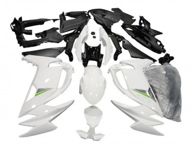 Buy 2020-2025 Kawasaki Ninja 650 EX650 Motorcycle Fairings - Glossy White Green UK
