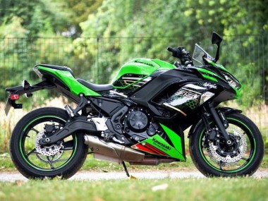 Buy 2020-2025 Kawasaki Ninja 650 EX650 Motorcycle Fairings - Green Black Red Honeycomb UK