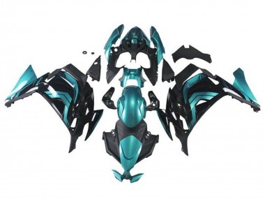 Buy 2020-2025 Kawasaki Ninja 650 EX650 Motorcycle Fairings - Teal Blue Black UK