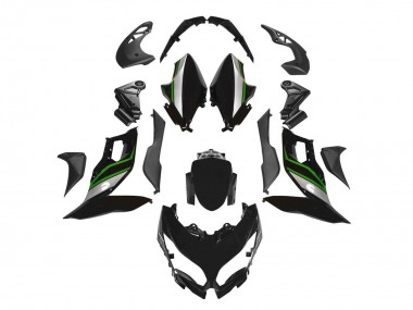 Buy 2015-2021 Kawasaki Versys 650 Motorcycle Fairings - Black Green Silver UK