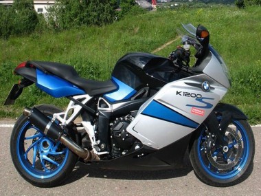 Buy 2005-2010 BMW K1200S Motorcycle Fairings - Silver Blue Black UK