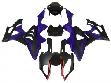 Buy 2009-2014 BMW S1000RR Motorcycle Fairings - Purple Red Matte Black UK