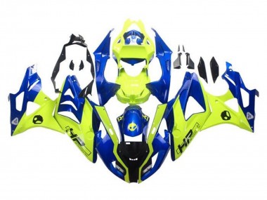 Buy 2009-2014 BMW S1000RR Motorcycle Fairings - Blue Yellow HP UK