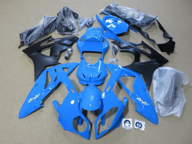 2009-2014 BMW S1000RR Bike Fairings - Blue Matte Black UK