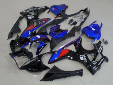 Buy 2015-2016 BMW S1000RR Motorcycle Fairings - Blue Red Glossy Black Castrol UK