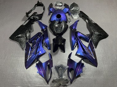 Buy 2015-2016 BMW S1000RR Motorcycle Fairings - Purple Faux Forged Carbon Fiber UK