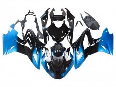 Buy 2015-2016 BMW S1000RR Motorcycle Fairings - Blue Glossy Black UK