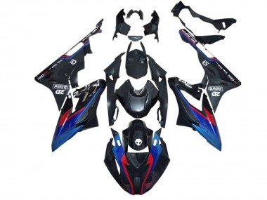 Buy 2015-2016 BMW S1000RR Motorcycle Fairings - Blue Red Matte Black UK