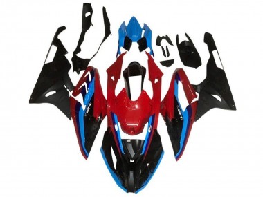 Buy 2015-2016 BMW S1000RR Motorcycle Fairings - Red Blue Black Stripe UK
