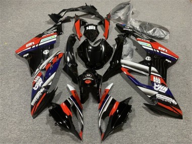 Buy 2015-2016 BMW S1000RR Motorcycle Fairings - White Red Blue Glossy Black Stripe UK