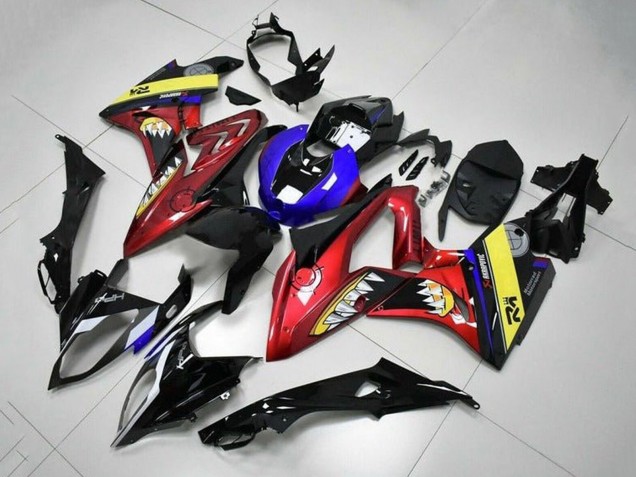 2017-2018 BMW S1000RR Motorcycle Fairings - Yellow Blue Red Black Shark UK