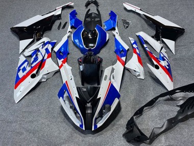 Buy 2017-2018 BMW S1000RR Motorcycle Fairings - White Blue Red Glossy Black UK