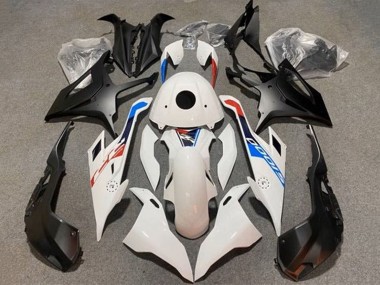 Buy 2019-2022 BMW S1000RR Motorcycle Fairings - Glossy White Matte Black Blue UK