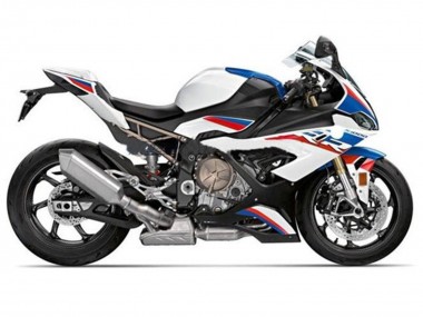 Buy 2019-2022 BMW S1000RR Motorcycle Fairings - White Blue Red Stripe UK