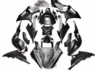 Buy 2019-2022 BMW S1000RR Motorcycle Fairings - Matte Black White Lines UK