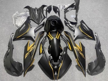Buy 2019-2022 BMW S1000RR Motorcycle Fairings - Matte Black Gold UK