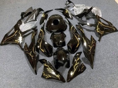 Buy 2019-2022 BMW S1000RR Motorcycle Fairings - Black Gold UK