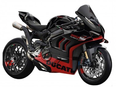 Buy 2022-2024 Ducati Panigale V4 V4S Motorcycle Fairings - Black Red UK