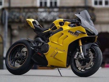 Buy 2022-2024 Ducati Panigale V4 V4S Motorcycle Fairings - Yellow Black UK