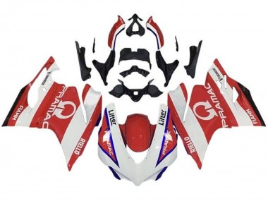 Buy 2015-2020 Ducati 959/1299 Motorcycle Fairings - White Red Blue Pramac UK