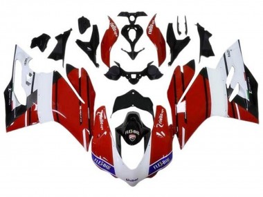 Buy 2015-2020 Ducati 959/1299 Motorcycle Fairings - White Red Blue Glossy Black Unibat Flex-Box UK