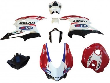Buy 2015-2020 Ducati 959/1299 Motorcycle Fairings - White Red Blue Glossy Black Tim UK