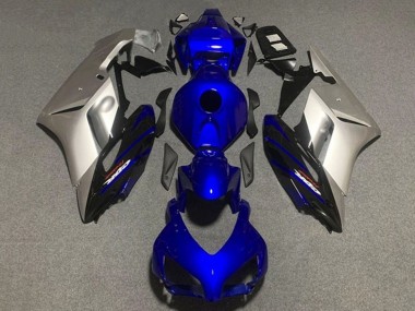 Buy 2004-2005 Honda CBR1000RR Motorcycle Fairings - Silver Dark Blue UK