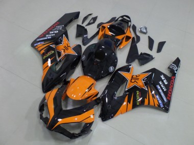 Buy 2004-2005 Honda CBR1000RR Motorcycle Fairings - Orange Glossy Black Rockstar UK