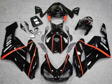 Buy 2004-2005 Honda CBR1000RR Motorcycle Fairings - Glossy Black Red Stripe UK