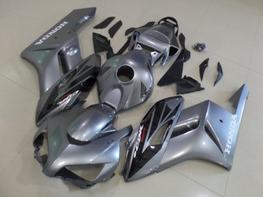 Buy 2004-2005 Honda CBR1000RR Motorcycle Fairings - Silver Glossy Black Stripe UK