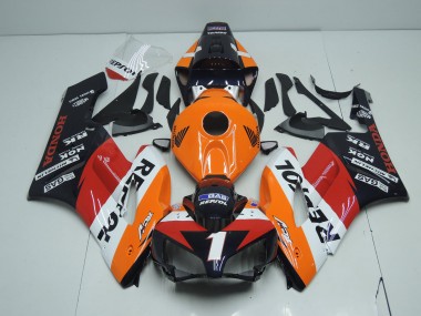 Buy 2004-2005 Honda CBR1000RR Motorcycle Fairings - Orange White Red Glossy Black Repsol RCV 1 UK