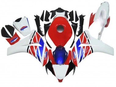 Buy 2008-2011 Honda CBR1000RR Motorcycle Fairings - White Red Blue Black Stripe UK