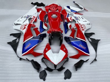 Buy 2017-2023 Honda CBR1000RR Motorcycle Fairings - White Red Blue HRC UK