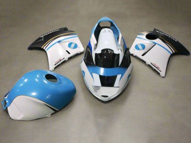 Buy 1996-2007 Honda CBR1100XX Blackbird Motorcycle Fairings - White Blue Black Konica Minolta UK
