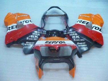 Buy 1998-2001 Honda VFR 800 Motorcycle Fairings - Orange White Red Black Repsol UK