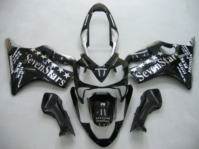 2004-2007 Honda CBR600 F4i Motorcycle Fairings - Glossy Black SevenStars UK