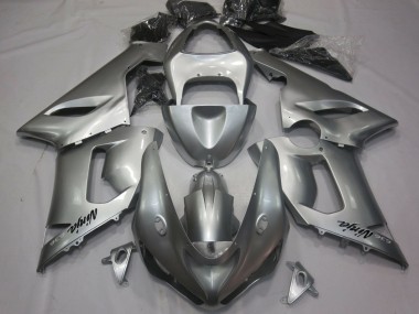 Buy 2005-2006 Kawasaki ZX6R Motorcycle Fairings - Silver UK