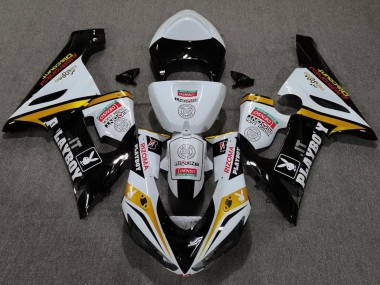 Buy 2005-2006 Kawasaki ZX6R Motorcycle Fairings - White Black Gold Red Rizoma Playboy UK