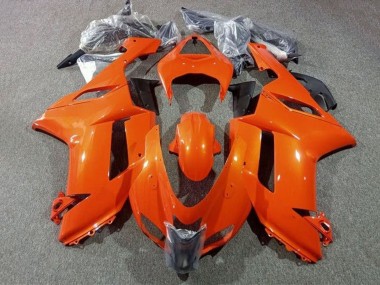 Buy 2007-2008 Kawasaki ZX6R Abs Motorcycle Fairings - Orange UK