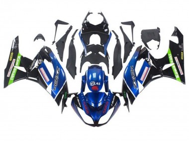 Buy 2009-2012 Kawasaki ZX6R Motorcycle Fairings - Blue Glossy Black Red Green UK