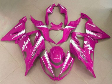Buy 2013-2018 Kawasaki ZX6R Motorcycle Fairings - Pink White UK