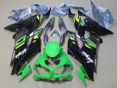 Buy 2019-2022 Kawasaki ZX6R Motorcycle Fairings - Green Yellow Glossy Black UK
