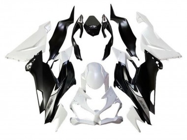Buy 2019-2022 Kawasaki ZX6R Motorcycle Fairings - White Matte Black UK