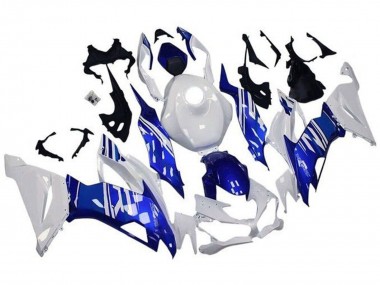 Buy 2019-2022 Kawasaki ZX6R Motorcycle Fairings - White Blue UK
