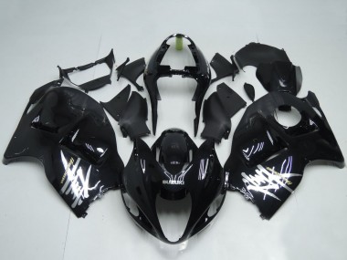 Buy 1996-2007 Suzuki GSXR 1300 Hayabusa Motorcycle Fairings - Glossy Black White Decal UK